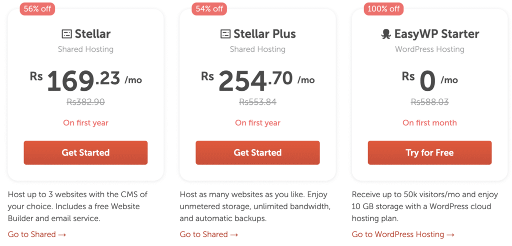 namecheap hosting prices